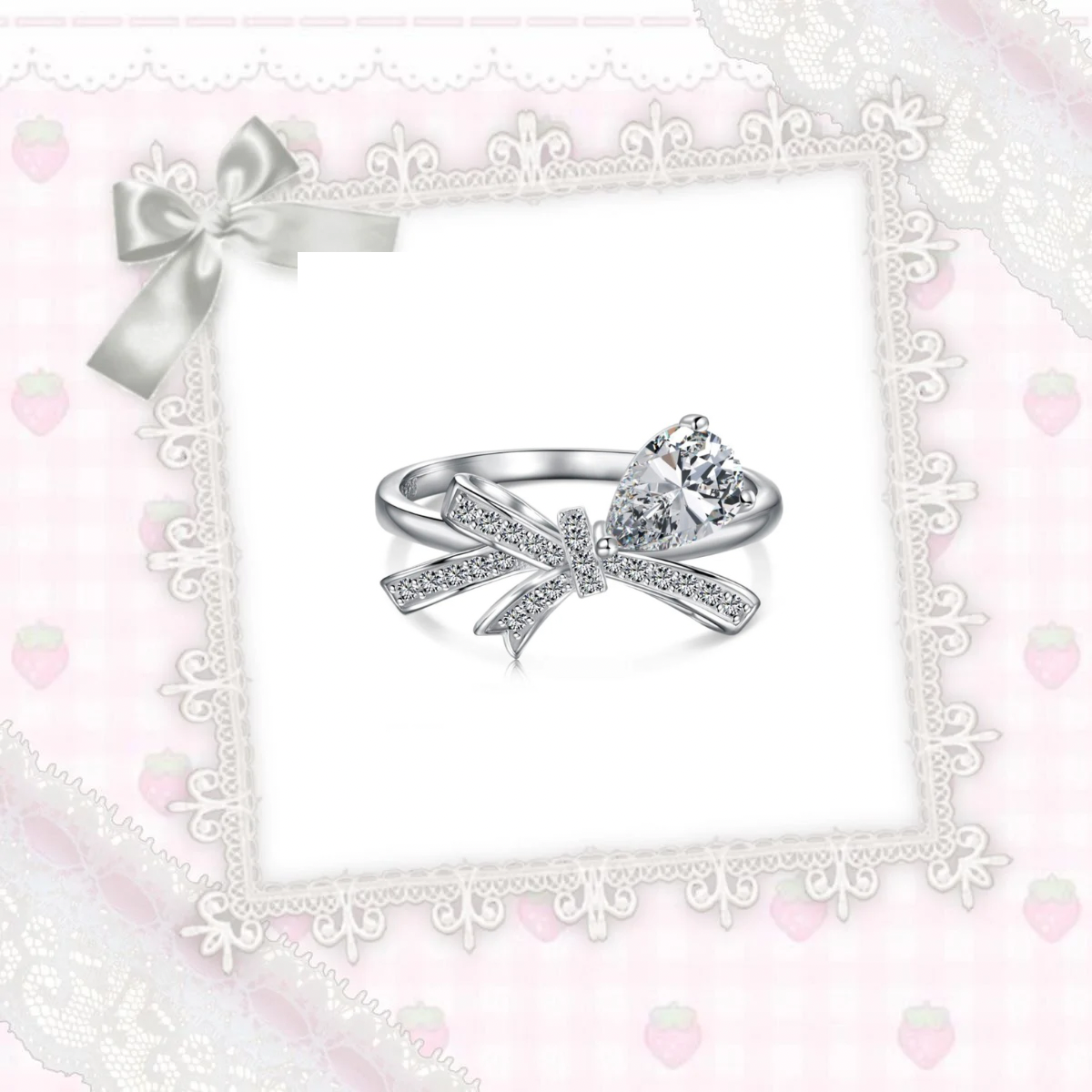 Romantic Knot Ring - Clear
