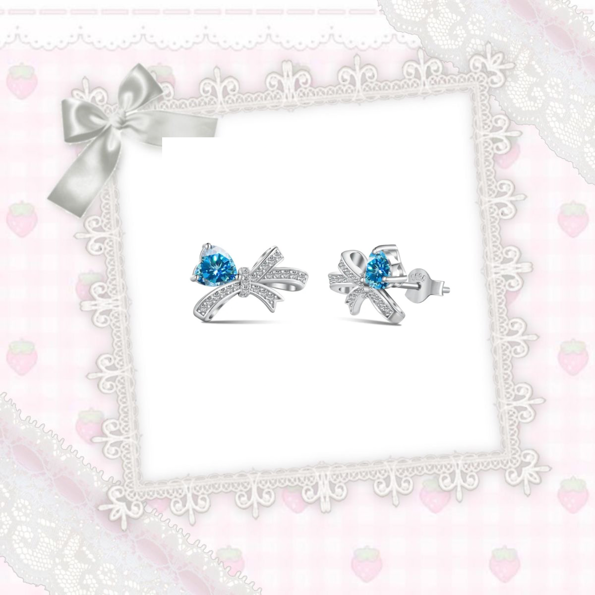 Double Romantic Knot - Blue