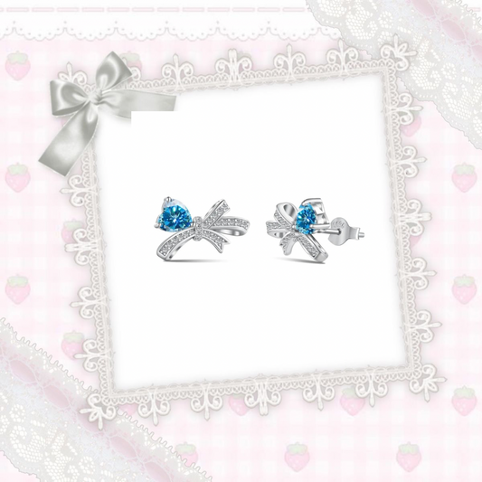 Double Romantic Knot - Blue